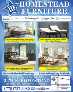 homestead furniture at pahrump local services