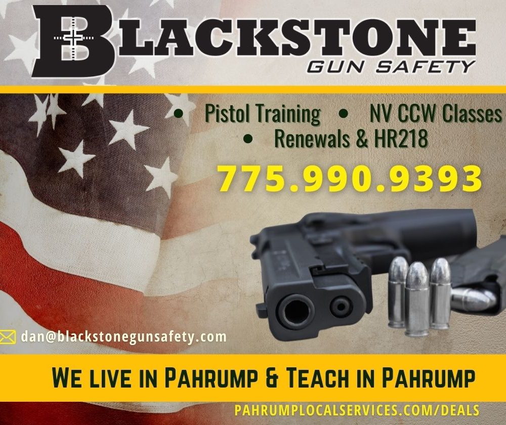 BlackstoneGunSafety and CCW Classes in Pahrump NV