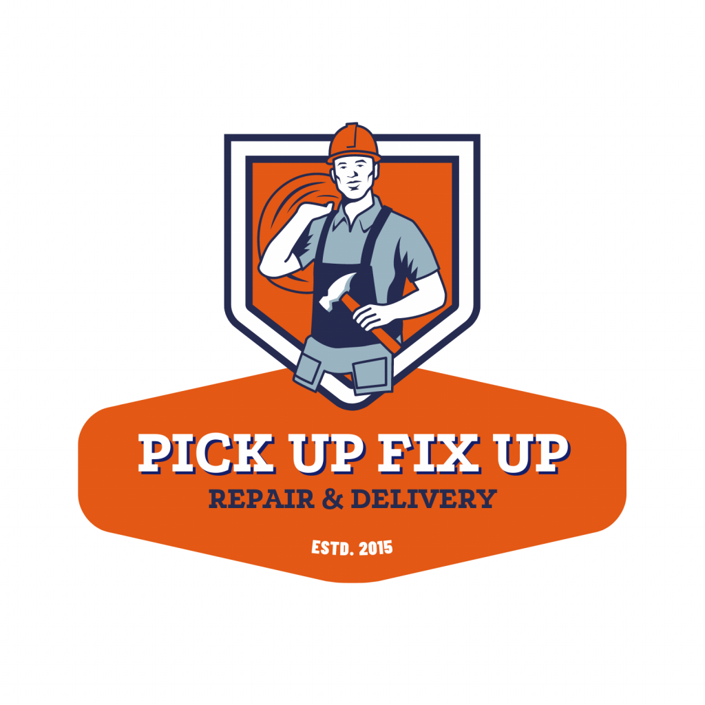 pick up fix up handyman logo free with order