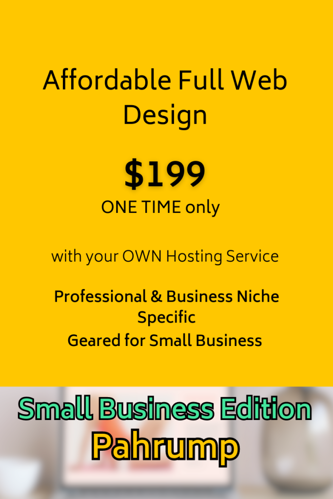 Elevate Your Online Presence with a Trusted Small Business Web Design Company in Pahrump, NV