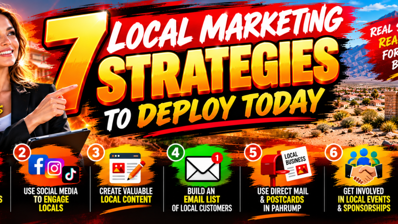 7 Local Marketing Strategies in Pahrump to deploy today