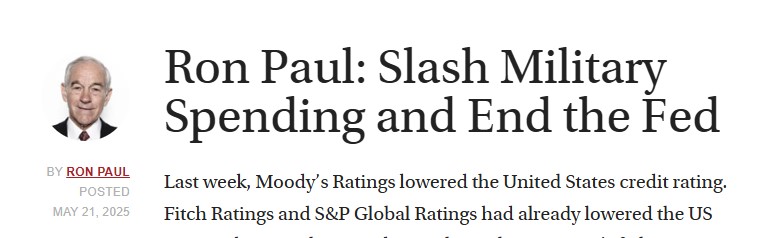 Slash Military Spending and End the Fed