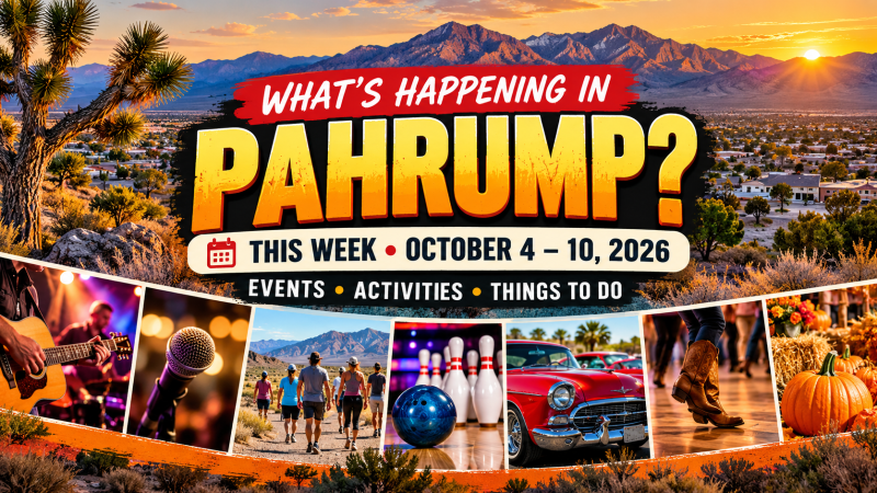 What's Happening in Pahrump This Week Local Events, Activities & Things to Do